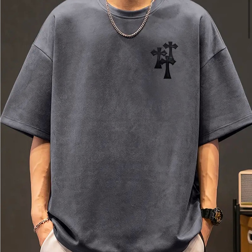 Great nice new t shirt grey with black logo